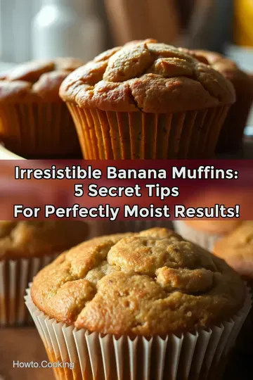 Irresistible Banana Muffins: 5 Secret Tips for Perfectly Moist Results! : PIN FOR LATER Irresistible Banana Muffins: 5 Secret Tips for Perfectly Moist Results!