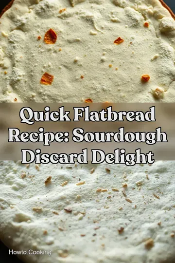 Quick Flatbread Recipe: Sourdough Discard Delight : PIN FOR LATER Quick Flatbread Recipe: Sourdough Discard Delight