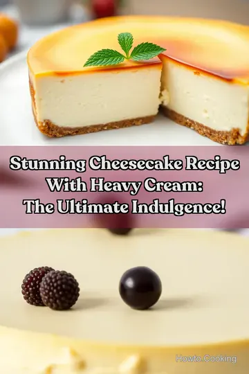 Stunning Cheesecake Recipe With Heavy Cream: The Ultimate Indulgence! : PIN FOR LATER Stunning Cheesecake Recipe With Heavy Cream: The Ultimate Indulgence!