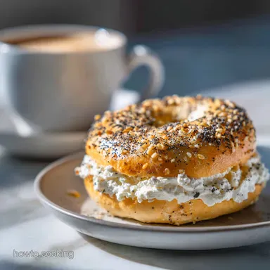 2 Ingredient Bagel with Greek Yogurt: No Yeast | Crispy