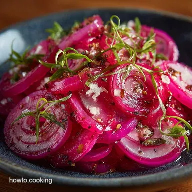 Scarlet Crunch Quick Pickled Red Onions Ready in 30 Minutes