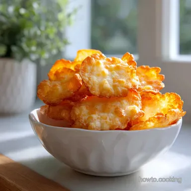 Quick Air Fryer Cottage Cheese Chips in 17 Minutes Recipe Card