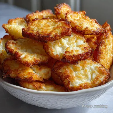 Homemade Air Fryer Cottage Cheese Chips: Crispy Baked Recipe Card