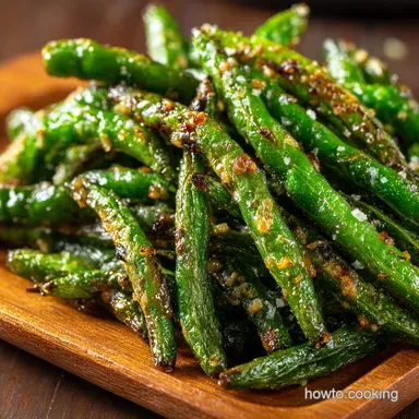 Easy Air Fryer Green Beans Crispy Perfection in Minutes Recipe Card