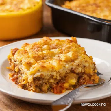 Amish Country Casserole Simple Comfort Food at its Best Recipe Card