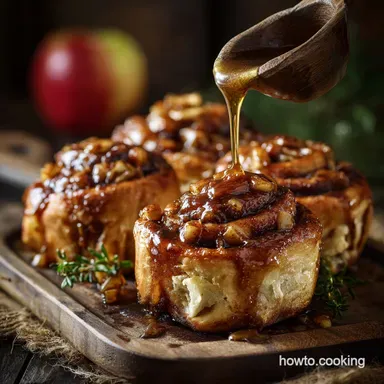 Ultimate Apple Butter Cinnamon Rolls The Moist Rolls Royce of Autumn Baking Recipe Card