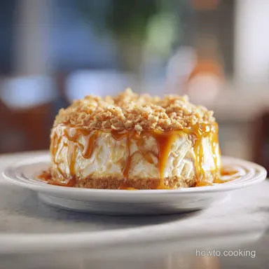 Apple Crisp Cheesecake: Creamy Baked Dessert in 80 Minutes Recipe Card
