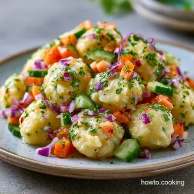 Authentic Japanese Potato Salad for 6 Recipe Card