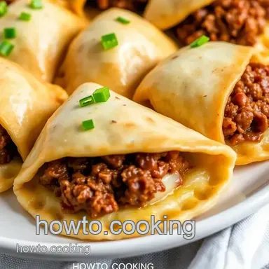 Bake Cheesy Empanadas - Quick and Delicious Recipe Card