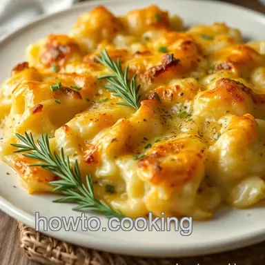 How to Bake Cheesy Garlic Scalloped Potatoes: The Secret to Cozy Dinners Recipe Card