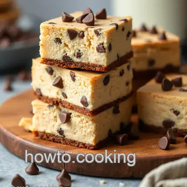 How to Bake Chewy Chocolate Chip Cheesecake Treats: Ultimate Comfort Food Recipe Card