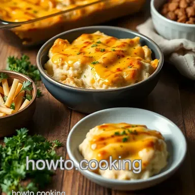 Deliciously Easy Baked Chicken Cheesy Ranch Casserole: A Family Favorite! Recipe Card