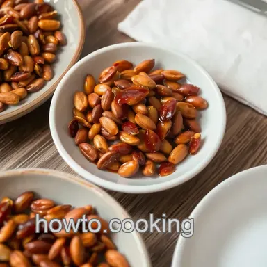 Bake Chopped Almonds with Sweet Asian Sauce Recipe Card