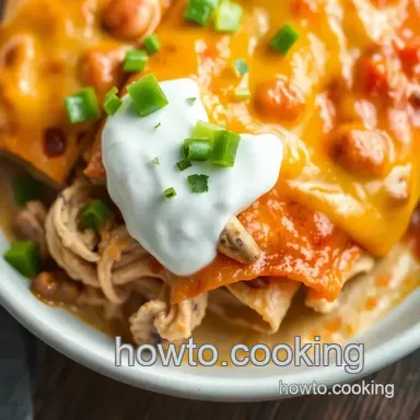 Bake Creamy Mushroom Enchiladas in 50 Min Recipe Card