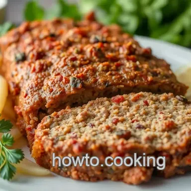 Bake Ground Beef Meatloaf - Comforting and Easy