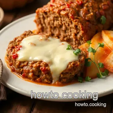 How to Bake Ground Beef Meatloaf with Cheese: A Comforting Classic! Recipe Card