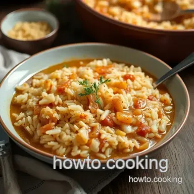 Ultimate Savory Bake Long Grain Rice with French Onion Soup Recipe Recipe Card