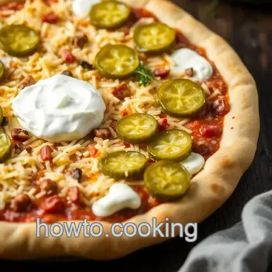 Bake Pickle Pie Pizza - A Fun Twist! Recipe Card