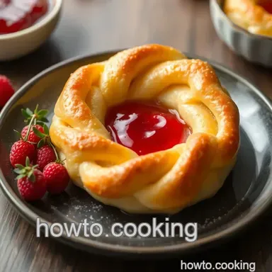 Delicious Bake Ring-Shaped Pastry with Sweet Jelly Joy: A Family Favorite Recipe Card