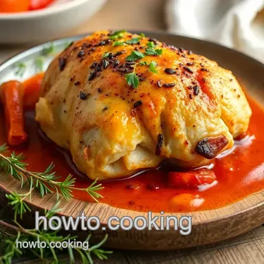How to Bake Stuffed Chicken with Roasted Peppers: An Easy, Delicious Family Favorite Recipe Card