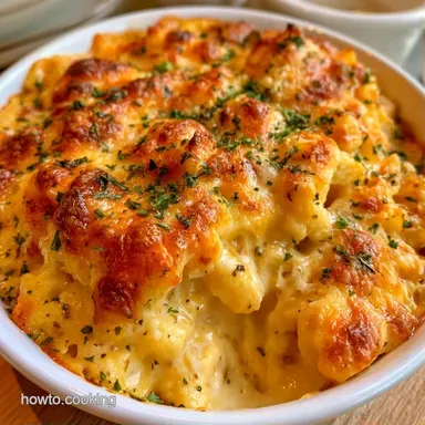 Baked Cheese Spaetzle for 4 Servings Recipe Card
