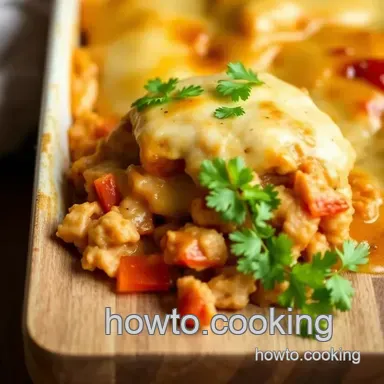 Ultimate Comfort: My Savory Baked Chicken Casserole with Tex-Mex Flavors Recipe Card