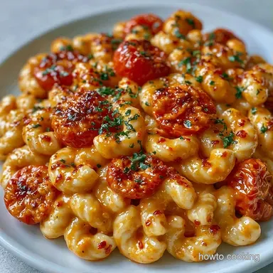 Baked Cream Cheese Pasta for 12 Servings Recipe Card