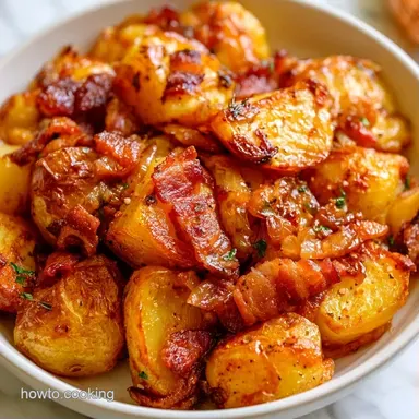 Baked Potatoes Dutch Oven for 4 Servings Recipe Card