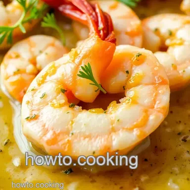 Baked Shrimp with Garlic Butter Delight Recipe Card