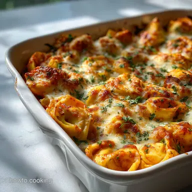 Baked Tortellini Oven-Only in 40 Minutes