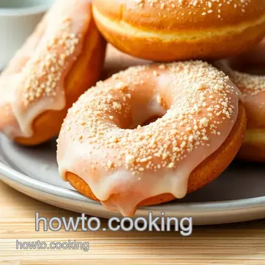Easy Baked Donuts Recipe: Vanilla Bean Delight! Recipe Card