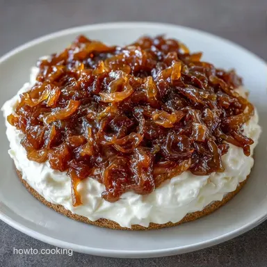 Balsamic Onion Jam Dip for 20 Servings Recipe Card
