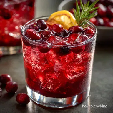 Thanksgiving Cocktails: Easy Batched Cranberry Smash Recipe Card