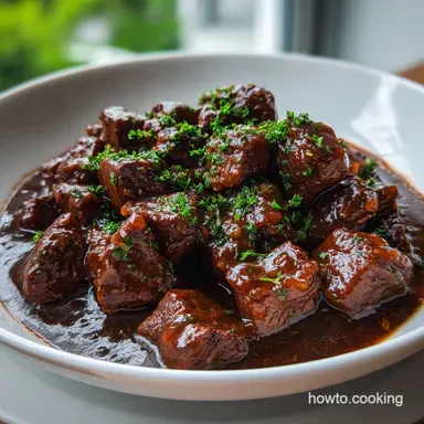 Beef Tips and Gravy with Beef Stew Meat: Silky and Tender