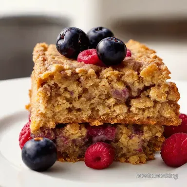 Berry Good Baked Oats Taste Summer in Every Bite Recipe Card