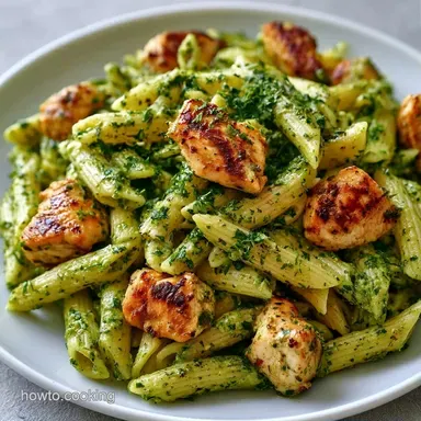 Best Pasta for Pesto with Chicken Recipe Card
