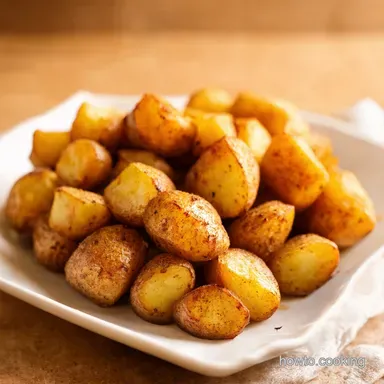 Blightys Best Crispy Spiced Potatoes Recipe Easy Side Recipe Card