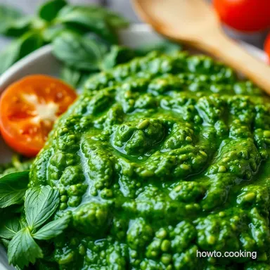My Secret Easy Pesto Recipe: Ready in 10! | Best Pesto Recipe Card