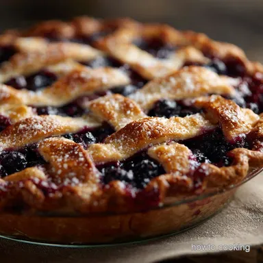 My Ultimate Blueberry Blackberry Pie The Flakiest AllButter Crust Recipe Card