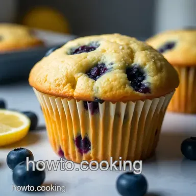 Blueberry Lemon Muffin Recipes: My Blissful Bake! Recipe Card