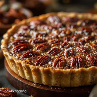 Thanksgiving Desserts: Glorious Brown Butter Maple Pecan Pie Recipe Recipe Card
