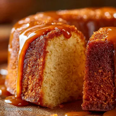 Brown Sugar Pound Cake with Butterscotch Glaze The Ultimate Sunday Bake Recipe Card
