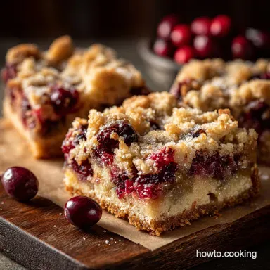 Cranberry Crumble Bars and Browned Butter Blondie Ultimate Holiday Dessert