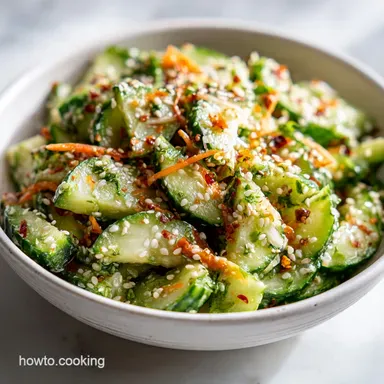 California Roll Cucumber Salad Recipe in 25 Minutes Recipe Card