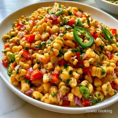 Corn Salsa Recipe for Canning: 5 Pints Recipe Card