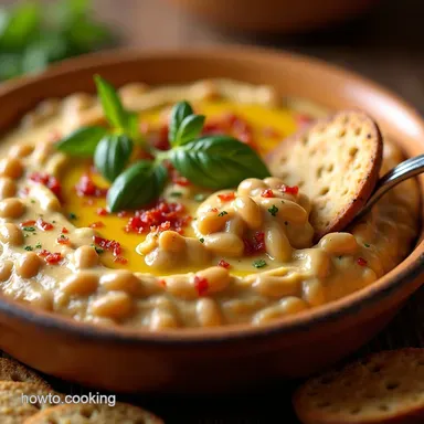 Tuscan Sunshine My Easy White Bean Dip Recipe Recipe Card