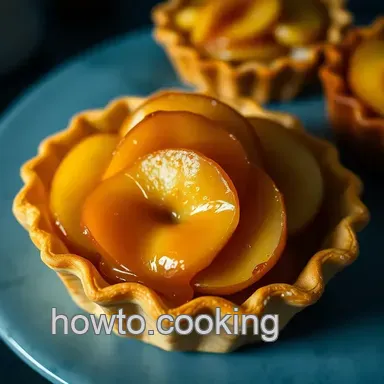 Easy Caramel Apple Puff Pastry Tartlets - My Family' s Fave!