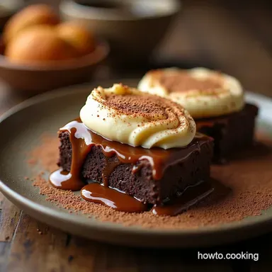 Rich Caramel Coffee Fudge Recipe Smooth Swirled Treat Recipe Card