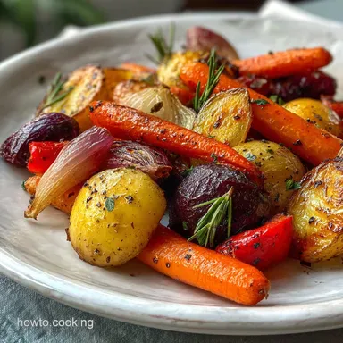 Roasted Vegetables: Crispy Baked, Ready in 30 Min Recipe Card