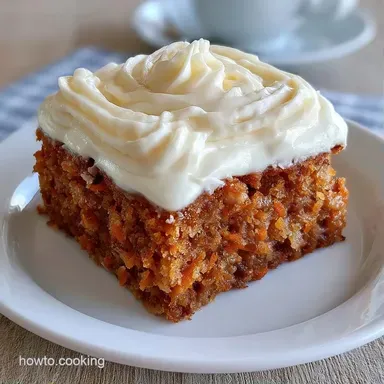 Carrot Cake Cream Cheese Frosting: Glossy Recipe Card